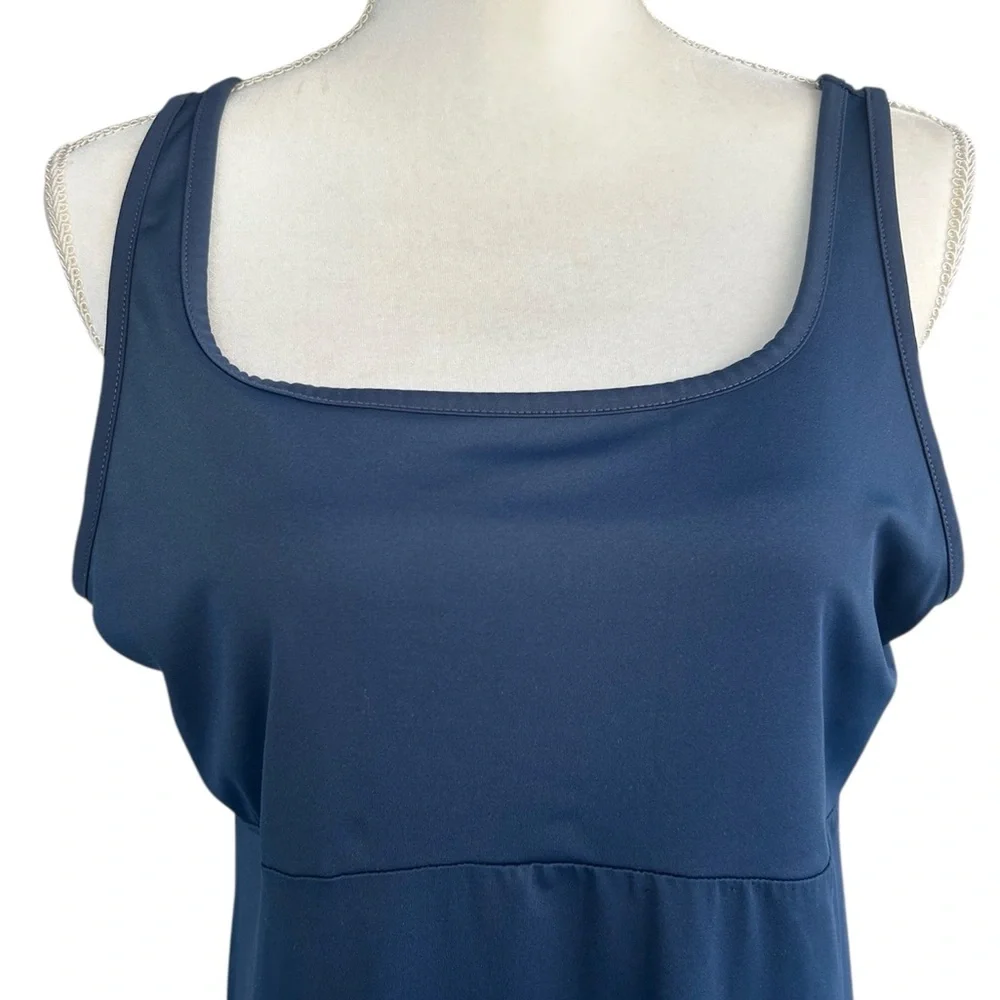 Columbia Sportswear Company Blue Sleeveless Mini Dress